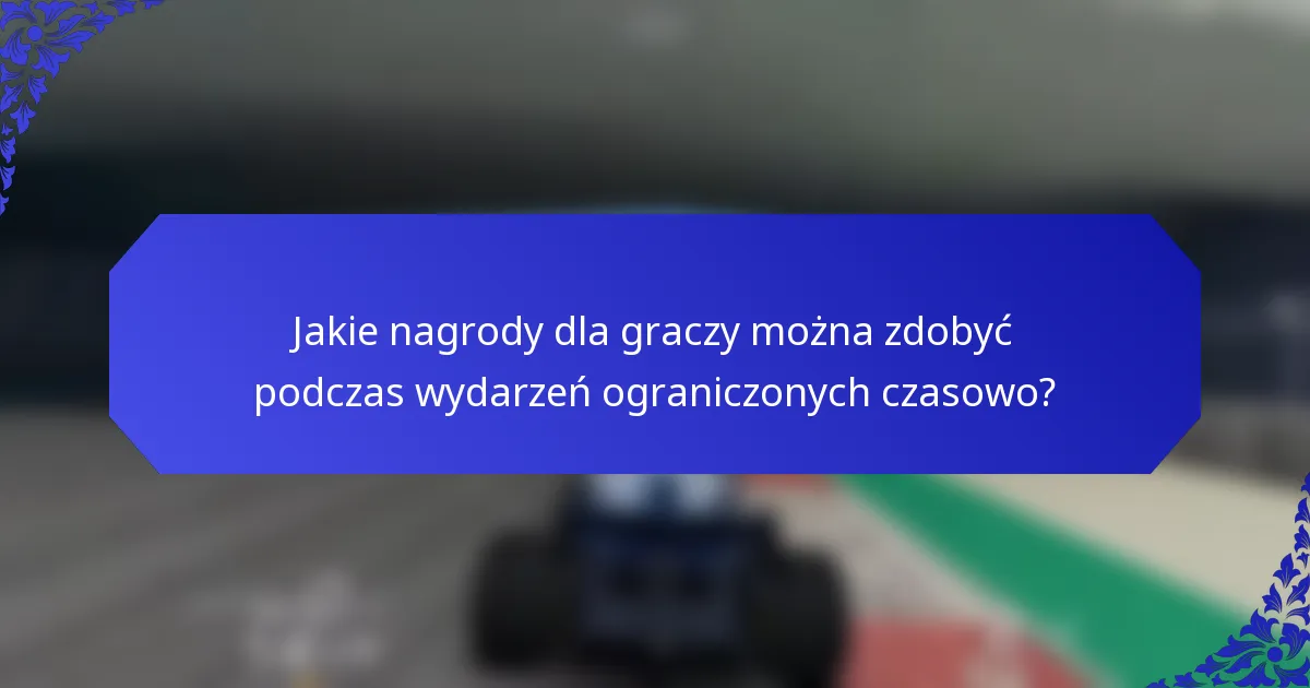 Jakie nagrody dla graczy można zdobyć podczas wydarzeń ograniczonych czasowo?